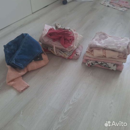 Пакет брендовой одежды для девочки 9-12 мес