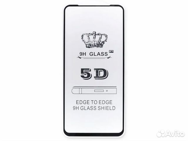 Защитное стекло 2D Xiaomi Mi A2, белая рамка