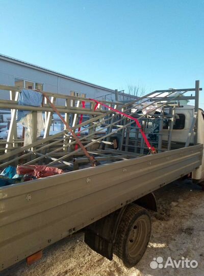 Газель открытая бортовая 6 метров груз. Доставка