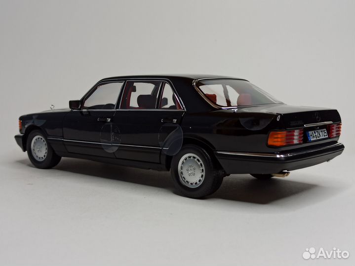 Mercedes 560 Sel Black (W126) Norev 1:18 Раритет