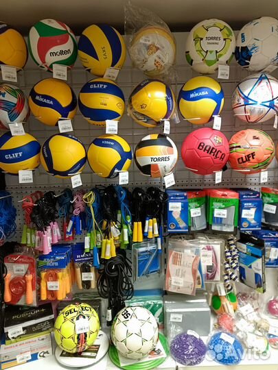 Мячи футбольные, баскетбольные, волейбольные и др