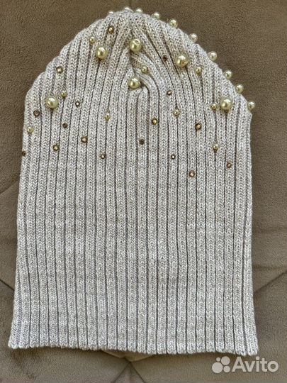 Шапка для девочки осень