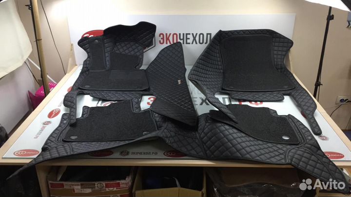 3D Коврики Lexus Салон Багажник из Экокожи