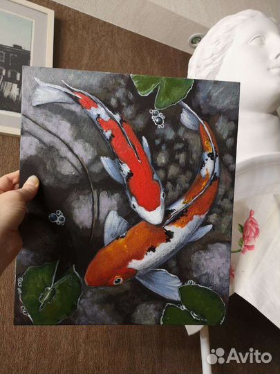 Карпы акрил