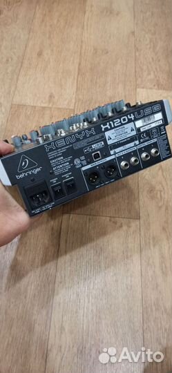Микшерный пульт behringer x1204 usb