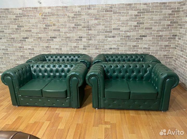 Диван Честер Велюр