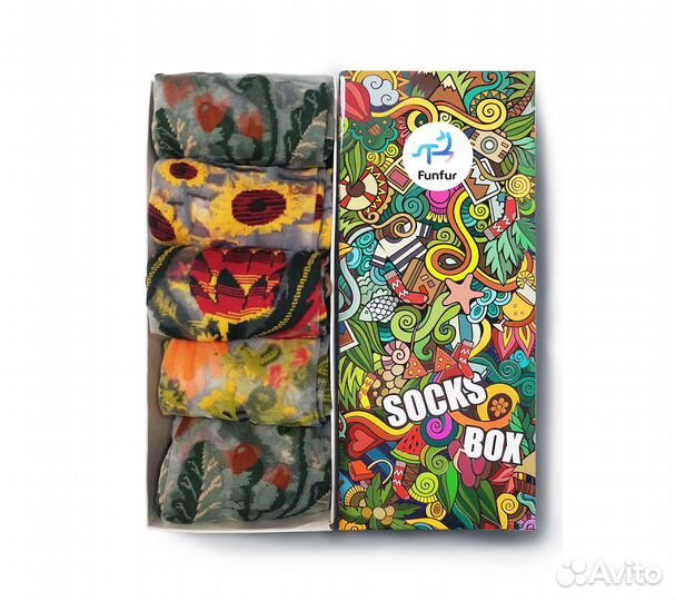 Носки Funfur Art в наборе 5 пар