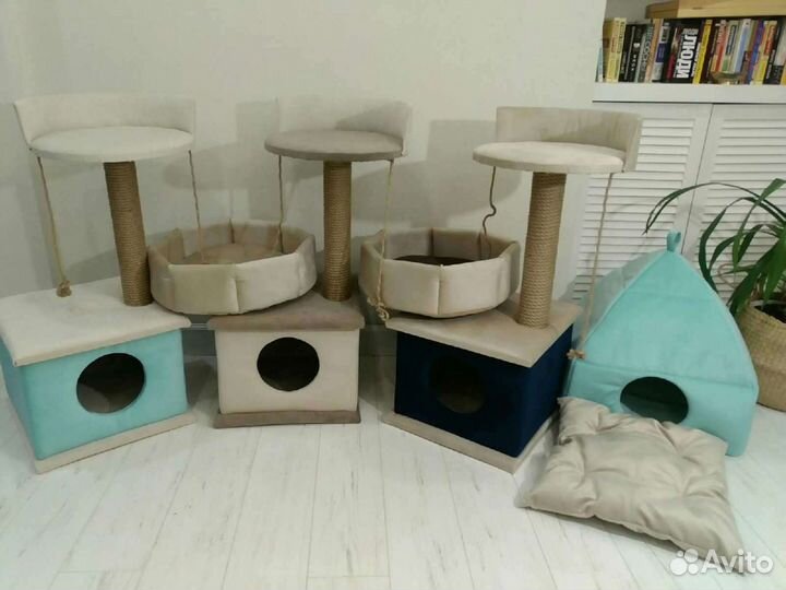 Домик для кошки- когтеточка- лежанка