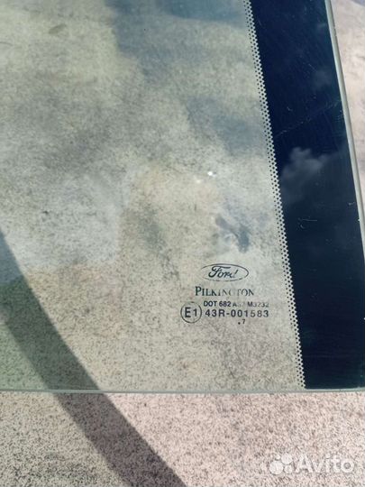 Стекло двери заднее левое Ford Fusion Форд Фьюжн