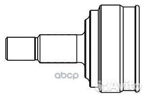 Шрус MB vito W638 2.2CDI 99-03 нар. +ABS 835002