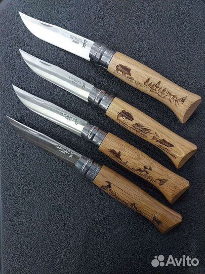 Нож Opinel 8 с гравировкой