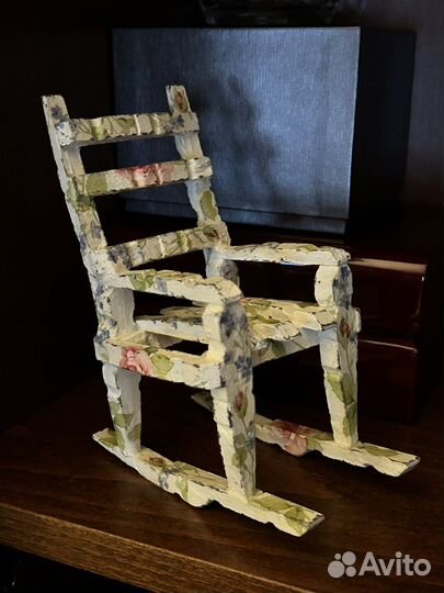 Декоративный мини стул для интерьера,для кукол