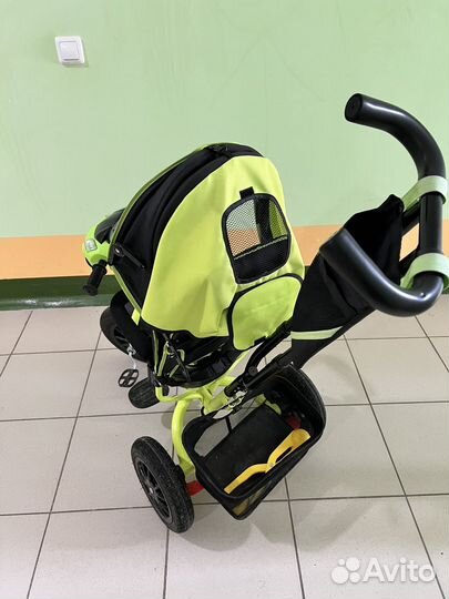 Велосипед коляска с ручкой