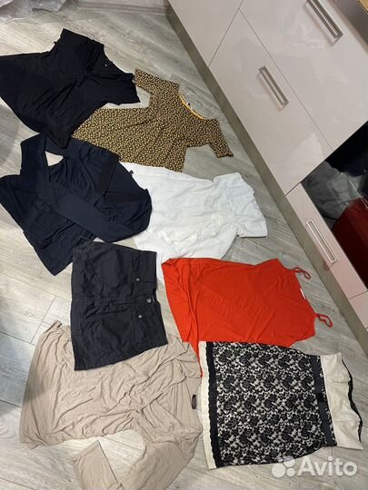 Женские вещи пакетом 42-44 (16шт)