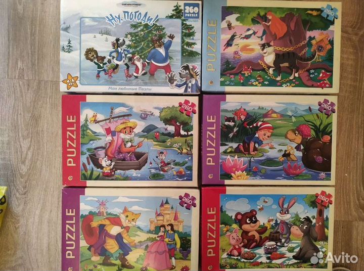 Пазлы с сюжетами из сказок