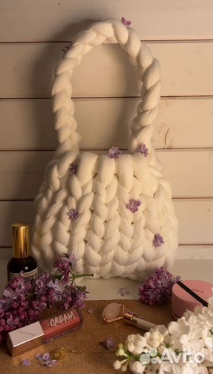 Сумка вязаная y2k