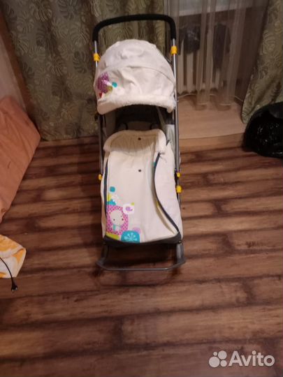 Детские санки коляска бу
