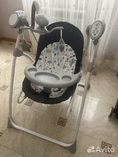 Детские электронные качели для новорожденных