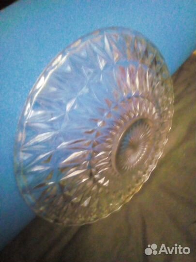 Плоская ваза для фруктов, тортов диаметр 31 см