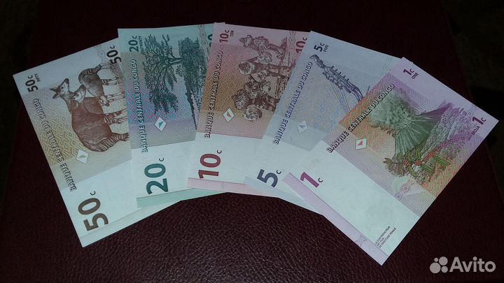 Набор банкнот Конго 1997 и 2013 год