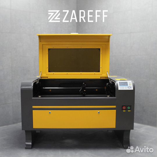 Лазерный станок Zareff M2 Ruida 90х60 см 60-150W