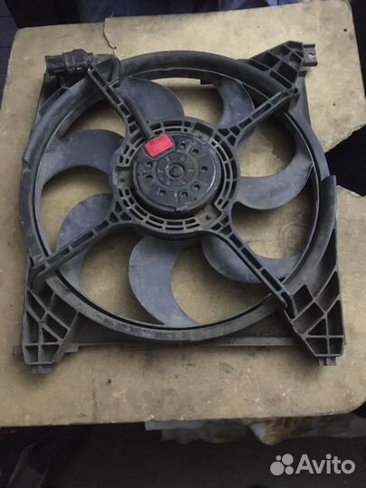 Диффузор с вентилятором охлаждения хёндай санта фе