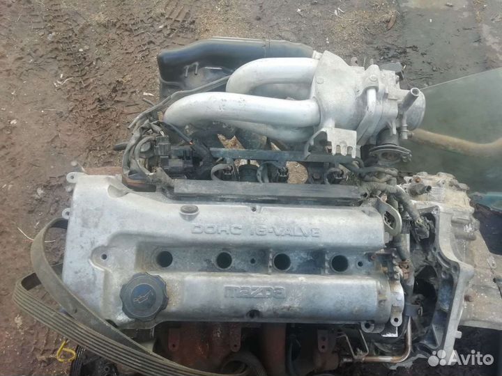 Двигатель на mazda 323F Б/У 60000км