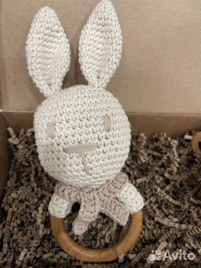 Oregano mama (грызунок и погремушка деревянные)