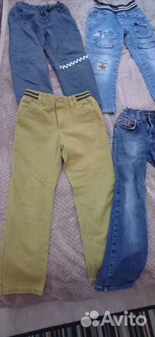 Джинсы, штаны, брюки на мальчика 122