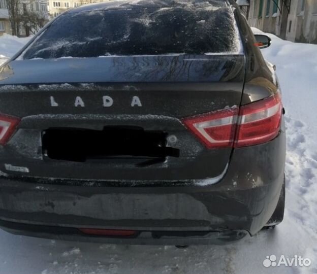 Задний бампер vesta