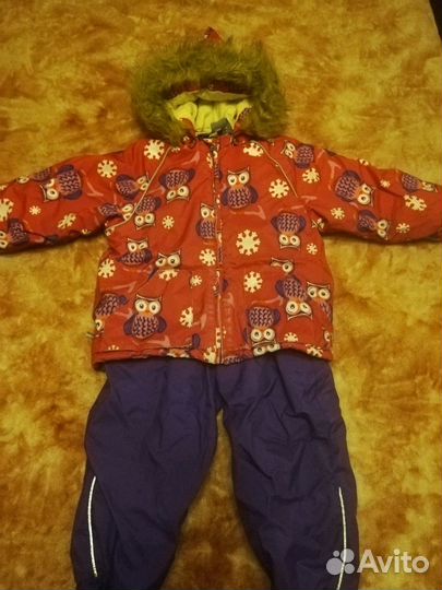 Костюм зимний для девочки huppa, рост 104