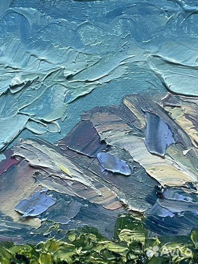 Картина маслом Горный пейзаж