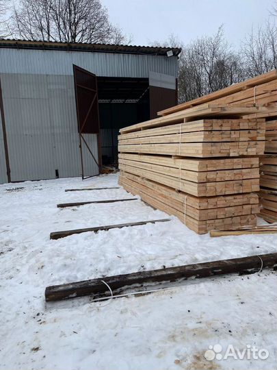 Доска обрезная 40х150х6000мм 1 сорт ГОСТ