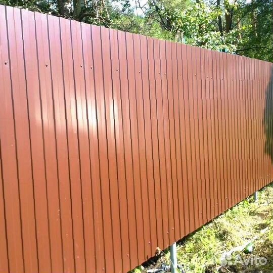 Забор из профнастила