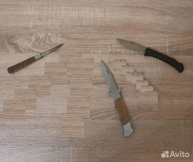 Старые складные перочиные ножи, СССР, и из 90-х