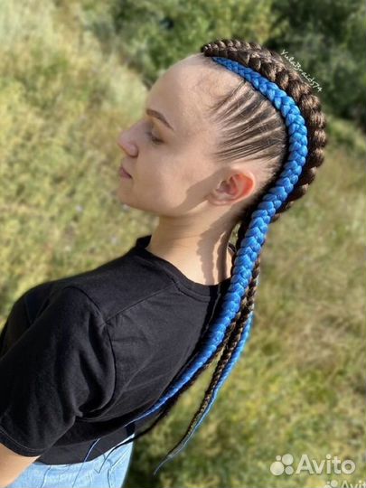 Плетение кос с канекалоном