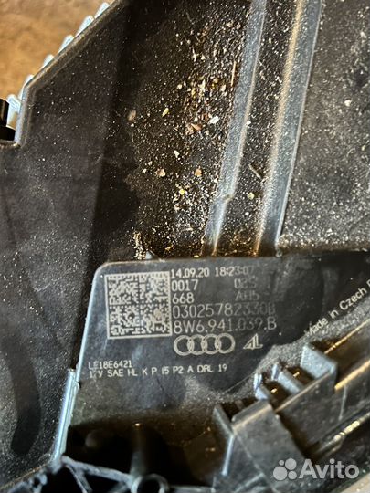 Фара Audi A5 f5 рестайлинг матричная левая Америка
