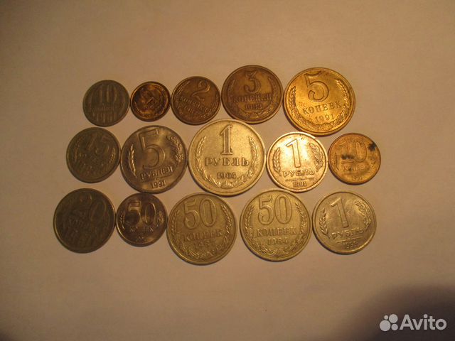 Монеты СССР из оборота.Юбилейные рубли