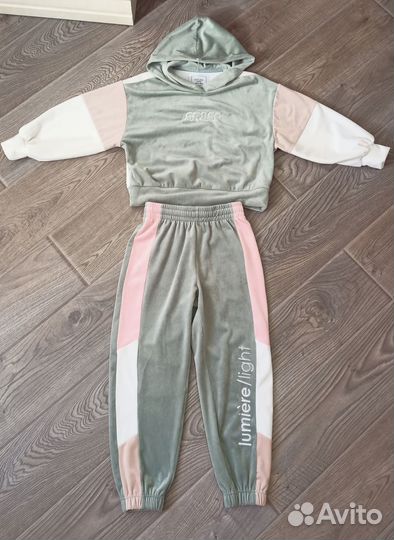 Велюровый костюм для девочки