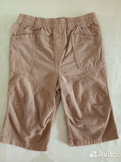 Брюки детские вельвет 74