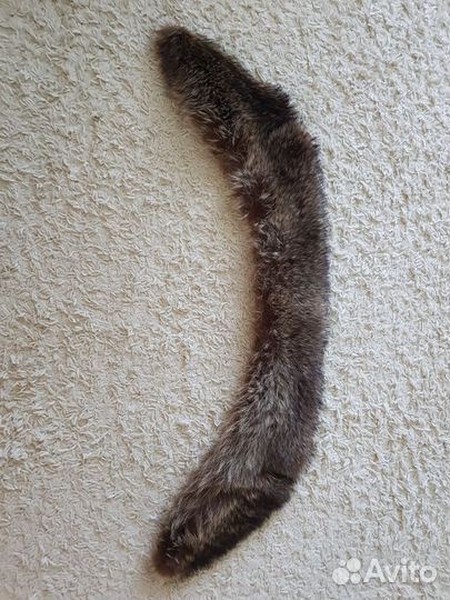 Меховой воротник бобер