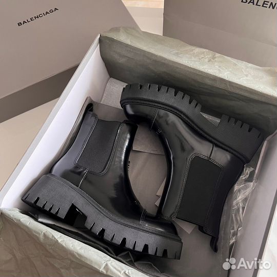 Ботинки челси Balenciaga черные