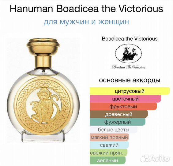 Духи Боадицея Хануман 100мл