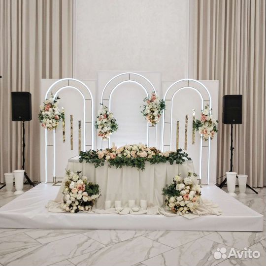 Оформление свадеб, юбилеев, корпоративов