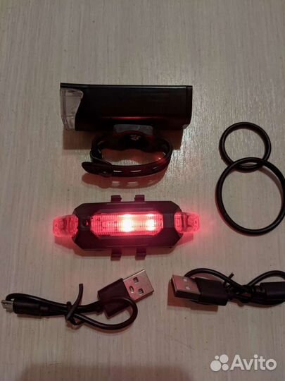 Фонарь для велосипеда водонепроницаемый комплект