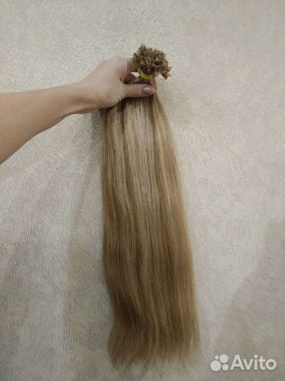 Волосы натуральные на капсулах для наращивания