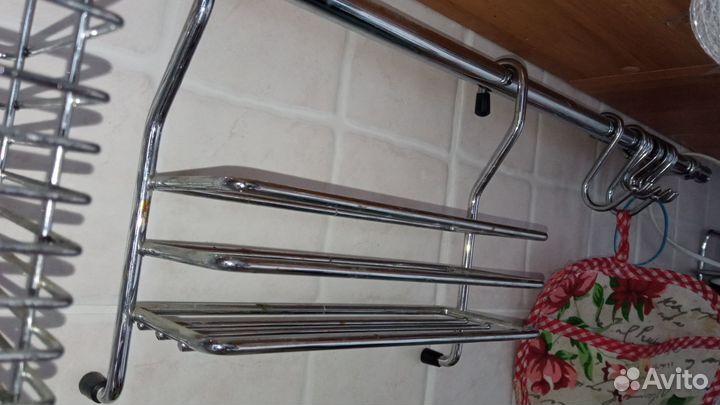 Полочки для рейлинга. Держатель столовых приборов