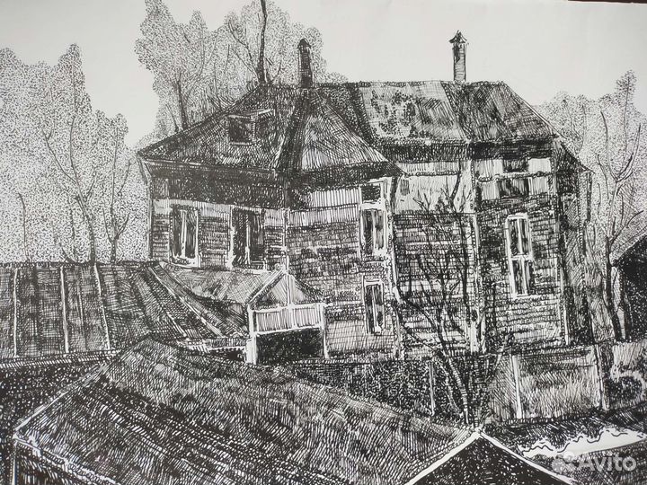 Картины графика, пейзажи, натюрморты маслом