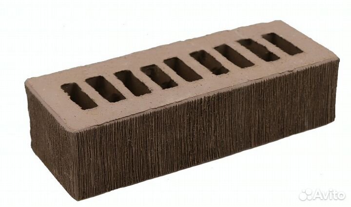 Кирпич облицовочный коричневый