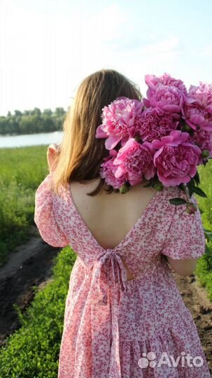 Фотосессия с пионами